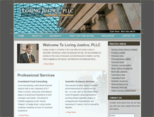 Tablet Screenshot of loringjustice.com